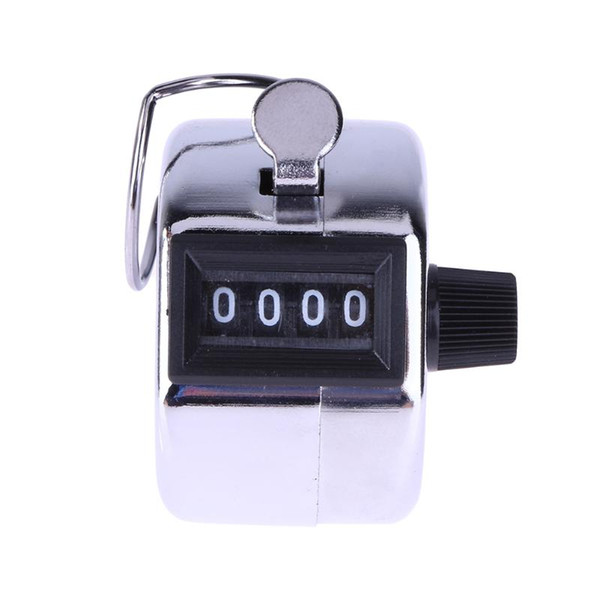 Manual Counter Digital Hand Tally 4 Digit Number Manual Counting Mini Finger Golf Clicker Tally Click Training Counter Max.9999