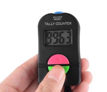 Free shipping Hand Held Electronic Digital Tally Counter Clicker Security Sports Gym School ADD/SUBTRACT MODEL with high quality