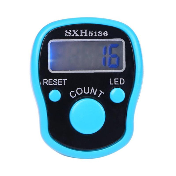 Stitch Marker Finger Ring Counter LED Night Light Electronic Tally Counter