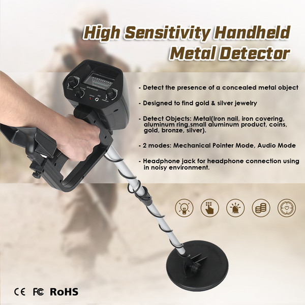 MD-4030 Professtional Underground Metal Detector Adjustable Gold Detectors Treasure Hunter Tracker Seeker Metal Circuit Detector