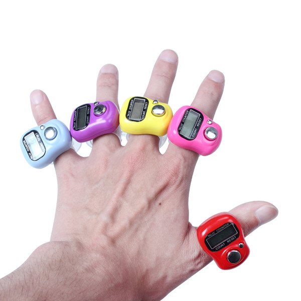 Mini Digital Tally Counter Golf Finger Hand Ring Tally Clicker