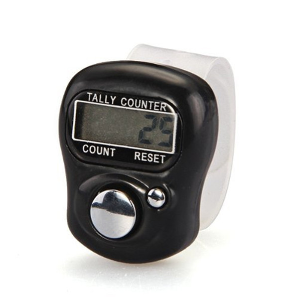 New Brand 1pc Nice Stitch Marker and Row Counter LCD Electronic Digit Finger Ring Digital Tally Counter Clicker Timer