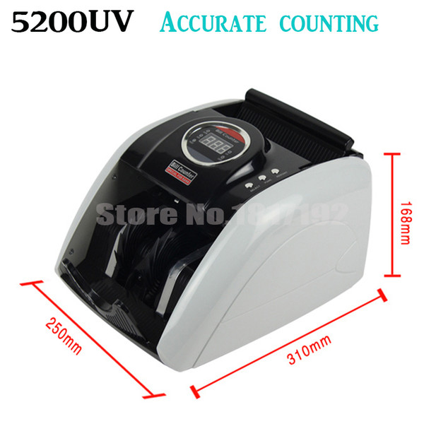 Wholesale-New Banknote Multi-Currency Bill Money Counter Cash Counting Machine EU, US ,AUD ETC, cash counter,110V/220V SHIP via DHL