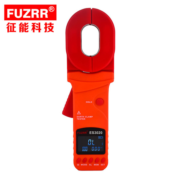 Practical Portable LCD Display Widely Used Electrical ES3020 Grounding Clamp Resistance Earth Tester