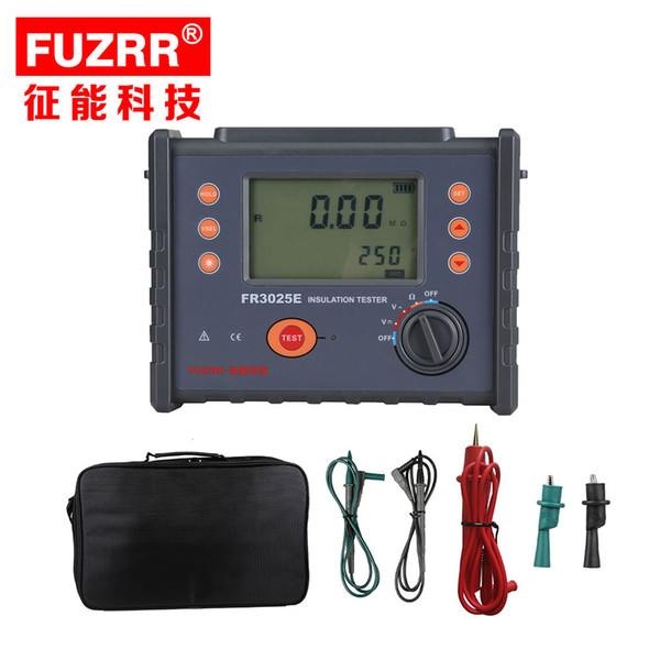 Quality Function Shockproof Megohmmeter 5000V 200G Ohm FR3025E Digital Insulation Resistance Multimeter Voltage Megger Tester