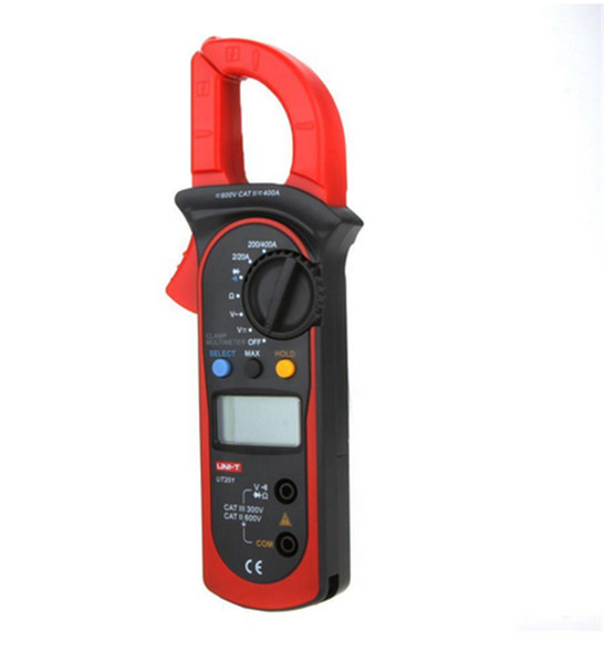 UT201 400-600A Digital Clamp Multimeter AC/DC Voltage AC Current Resistance Ohm Tester Auto Range DMM