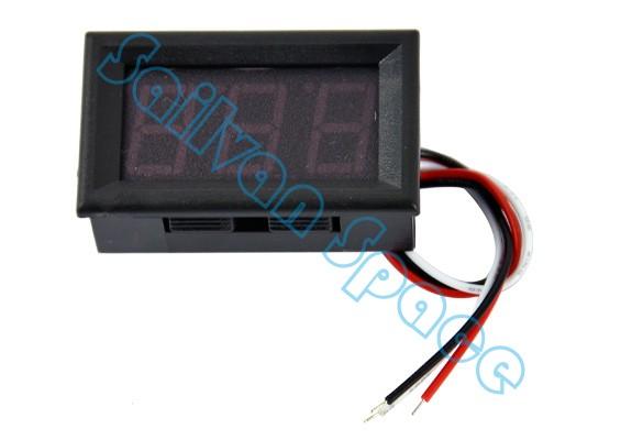 Red LED DC 0-100V 10A Dual display Meter Digital Voltmeter Ammeter Panel Amp Volt Gauge b14 b14 TK1214