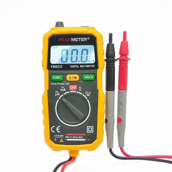 free shipping handhold digital multimeter current resistance capacitance non-contact voltage electrical testing instrument tool