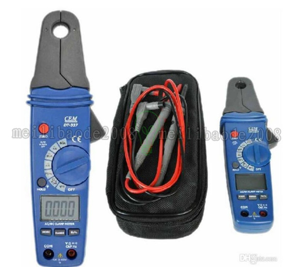 CEM DT-337 Clamp Meter AC/DC 1mA High Resolution Low Current V/R/C/Hz Functions free shipping MYY