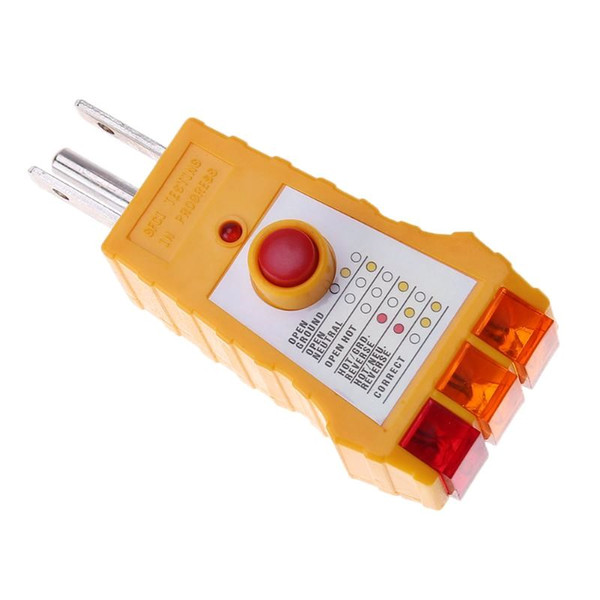 LED Socket Safety Tester WH305 220V US plug socket insulation leakage testing socket wiring judgment meter