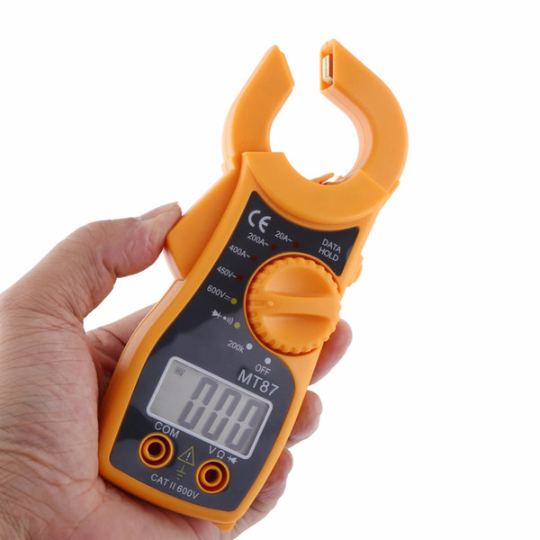 New MT87 Professional LCD Digital Clamp Meter Multimeters Voltmeter Ammeter Ohmmeter Portable Multi-function tester Durable