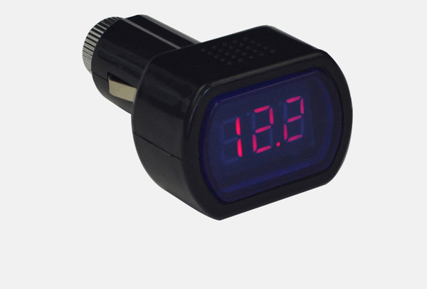 Wholesale-1x Car Truck LCD Cigarette Lighter Voltage Digital Panel Meter Voltmeter Monitor