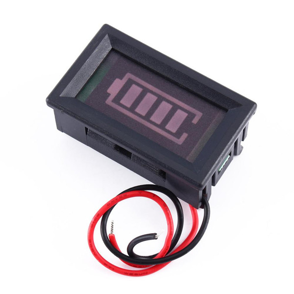 12v Acid lead batteries indicator Battery capacity digital LED Tester Voltmeter Merry Christmas hot sale free ship