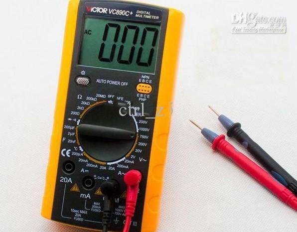 Wholesale - VICTOR VC890C digital multimeter VC890C+ 3 1 2 Digital Multimeter Measuring temperature