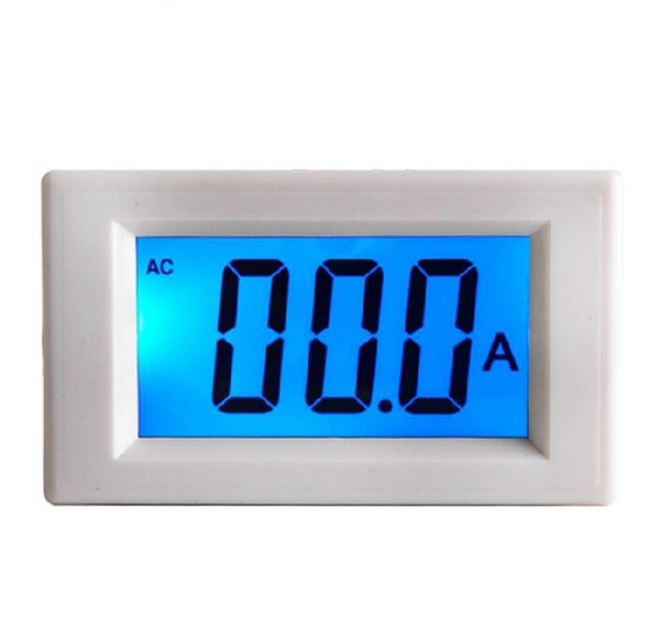 AC 0-50A LCD display digital current amp ampere panel gauge meter ammeter digital power supply 220V AC