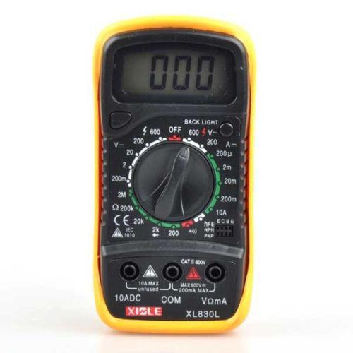 XL-830L professional LCD Digital Multimeter Voltmeter Ohmmeter Ammeter OHM Voltage Current Tester