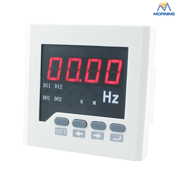 China ME-F61 72*72 mm AC 220V single phase LED digital analyzer frequency meters of high quality