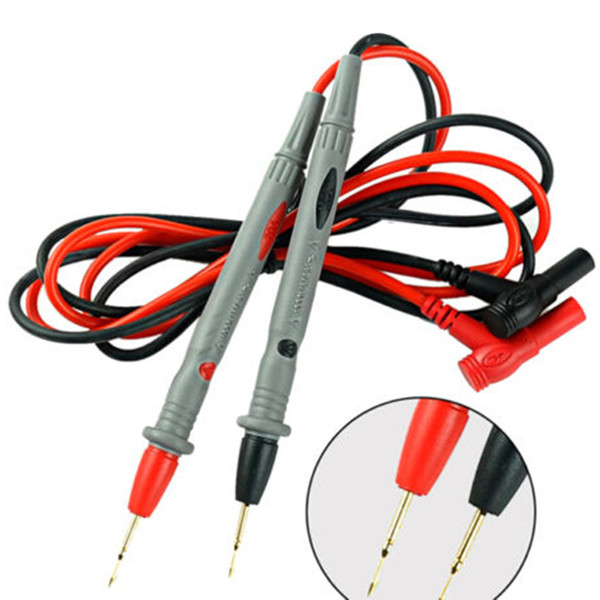 1 Pair Multi Meter Tester Lead Probe Pin For Digital Multimeter Needle Tip Meter Wire Pen Cable 10A