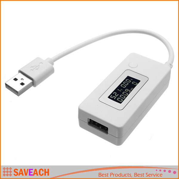 Newest LCD USB Charger Capacity Current Voltage Tester Meter For Cell Phone Power Bank Free Shipping