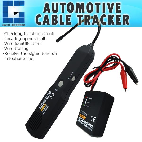 E04-036 6-42V DC Automotive Cable Wire Tracker Short & Open Circuit Finder Toner Tester Car Vehicle Repair Tone Tracer Tool