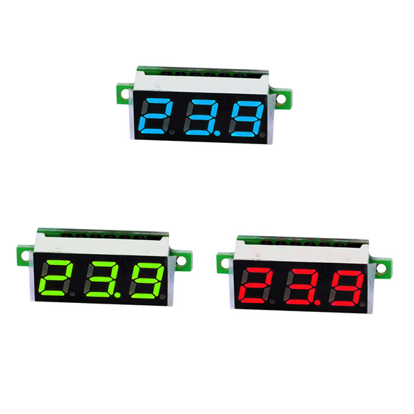 Mini Digital Voltmeter Voltage Tester Meter 0.28 Inch 2.5V-30V LED Screen Electronic Parts Accessories Digital Voltmeter