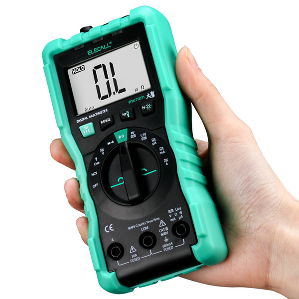 MK72M digital multimeter test mini true RMS multi-function resistance capacitor tester multimetro with cable probes