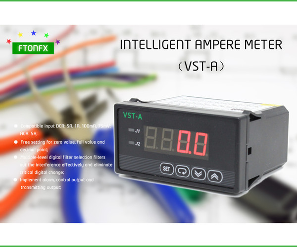 VST-A INTELLIGENT AMPERE METER (NOT CONTAIN RELAY ALARM AND TRANSMITTING FUNCTION) , DC\AC DIGITAL AMMETER , GUARANTEED 100%