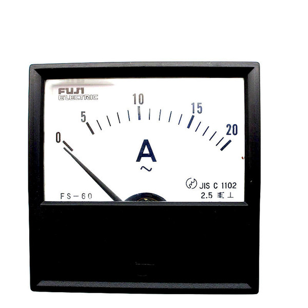 Japan FUJI FS-60 AC ammeter 20A pointer mechanical head