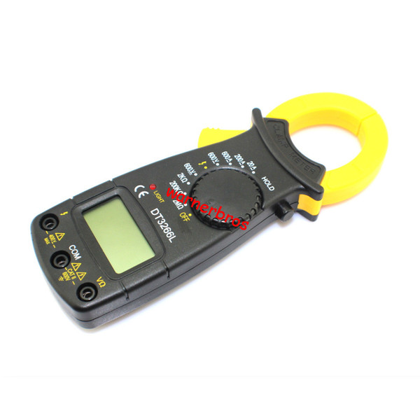 1pcs 1999 Counts Multimeter AC Current Voltage Resistance Diode Continuity Temperature Tester Clamp Meter Multimetro LCD Digital Clamp Meter