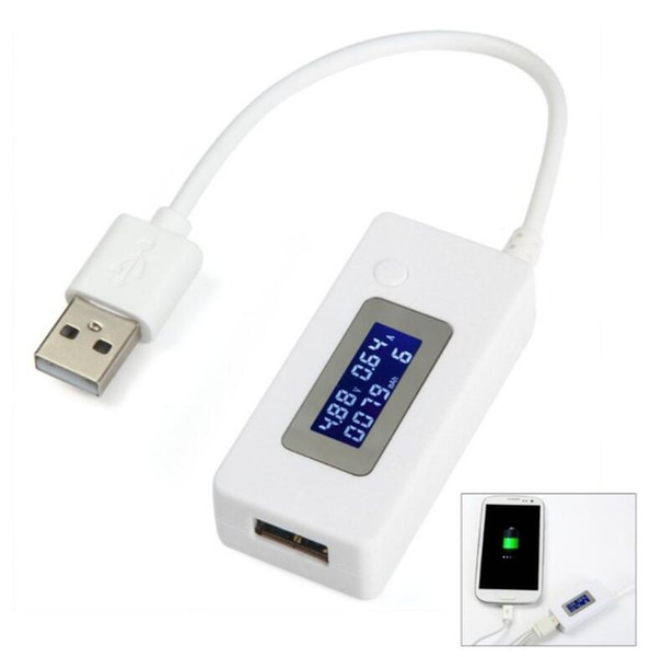 LCD Screen Mini Creative Phone USB Tester Portable Doctor Voltage Current Meter Mobile Power Charger Detector