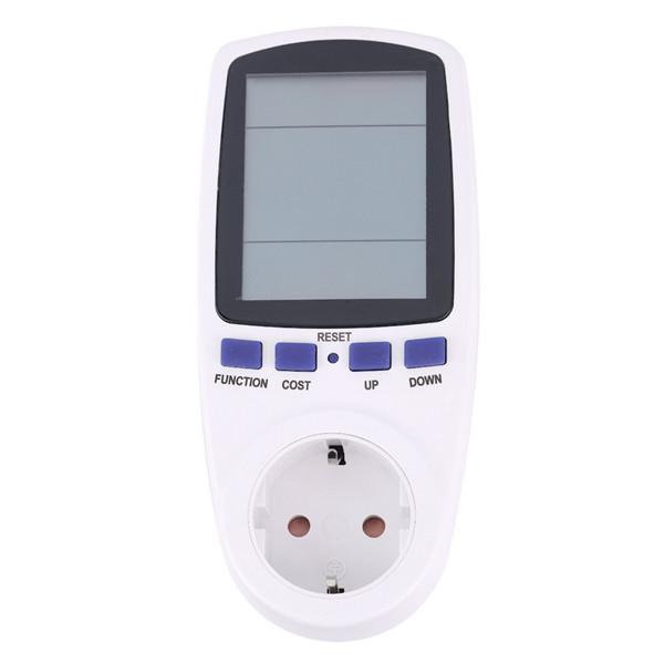 Wholesale-1pcs Large LCD display Energy Meter Watt Volt Voltage Electricity Monitor Analyzer Power Factor Newest