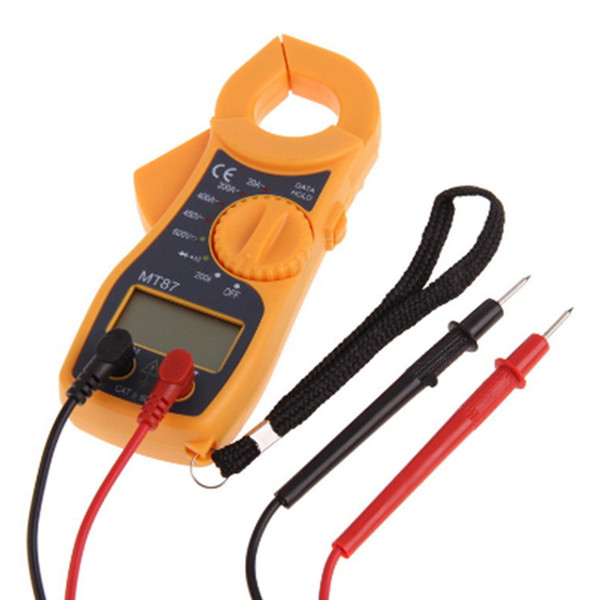 Mini Digital Multimeter with Buzzer multimetro Digital Clamp Multimeter Auto Range Voltage Ampere Meter Test Probe DC/