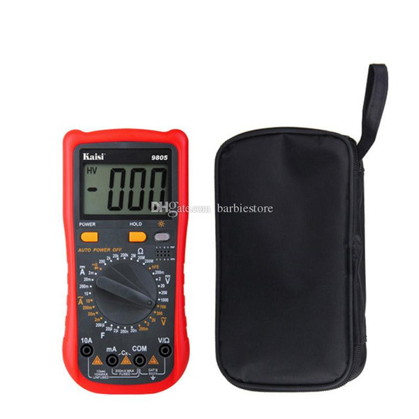 Digital Automatic Range Power LCD 9805 Multimeter Voltmeter Ammeter Ohmmeter OHM Capacitance Tester E00665 OST