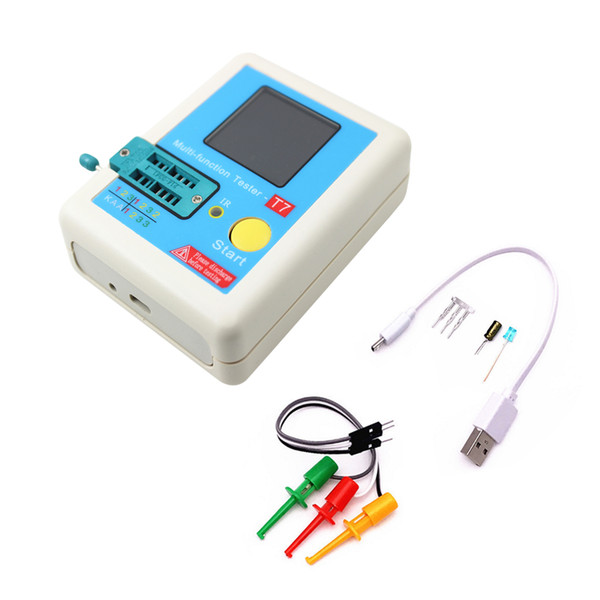 Transistor Tester TFT Diode Triode Capacitance Meter ESR meter NPN PNP MOSFET IR Multifunction tester multimeter