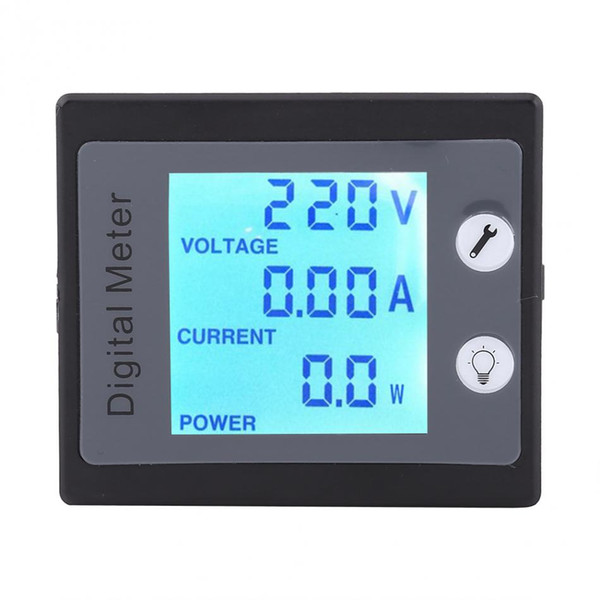 80-260V AC 10A Digital Monitoring Multimeter Ammeter Voltmeter Power Monitor Energy Tester New 2019