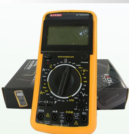 Digital Multimeter Electrical Meter EXCEL DT9205A