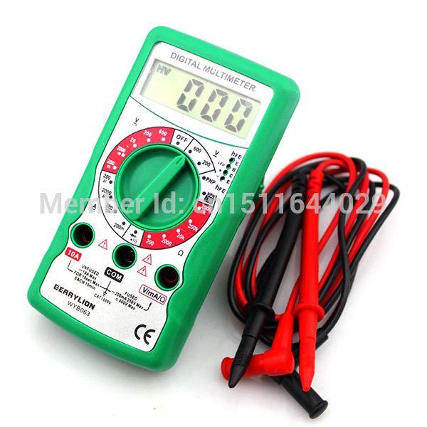 High Quality WYB063 Professional Electric Test Meter LCD Digital Multimeter with Free Shipping order<$18no track