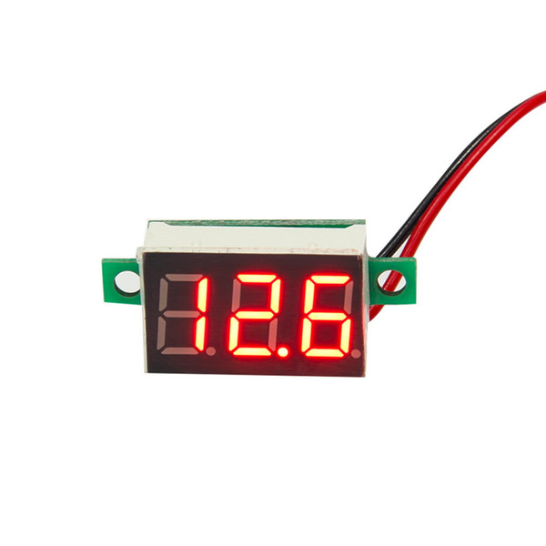 1pc LCD digital voltmeter ammeter voltimetro Red LED Amp amperimetro Volt Meter Gauge voltage meter DC Brand New