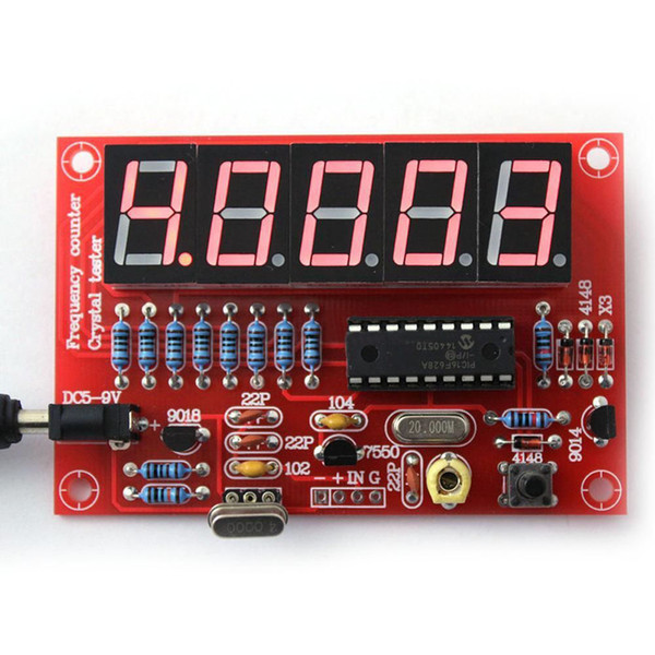 DIY Kits 1Hz-50MHz Crystal Oscillator Frequency Counter Meter Digital LED PIC New Arrival Measurement & Analysis Instruments