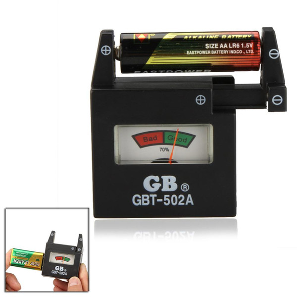 GB 9V D C N  Battery Tester Voltage Checker Detector GBT-502A Voltage Data Logger Recorder Small Battery Cell Tester