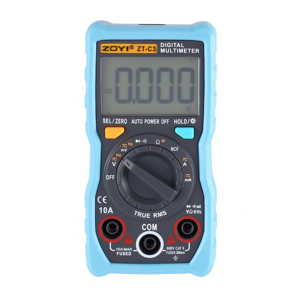 High Precision Auto Range True RMS USB Data Transfer AC/DC Frequency Temperature Measurement Handheld Digital Multimeter