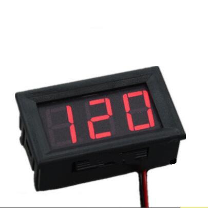 mini 0.56 inch DC5V - 120V Two-wire digital voltmeter red LED display volt Electrical Instruments voltage meter