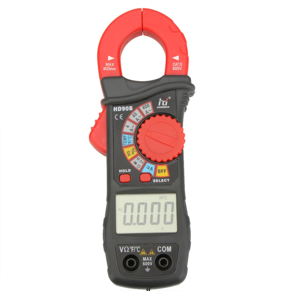 HD HD90B Digital Clamp Meter Auto Range multimeter Amp Volt Ohmmeter current tongs Frequency Capacitance tester Diagnostic-tool