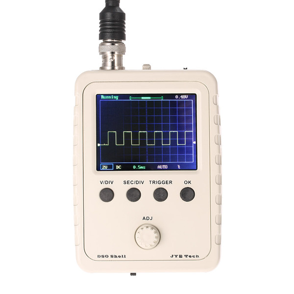 Digital Oscilloscope DIY Kit Parts with Case SMD Soldered Electronic Learning Set 1MSa/s 0-200KHz 2.4