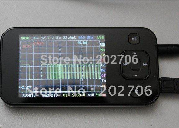 Wholesale-DSO 201 DS0201 Portable Pocket-Sized Mini Nano Handheld Digital Oscilloscope including free gifts