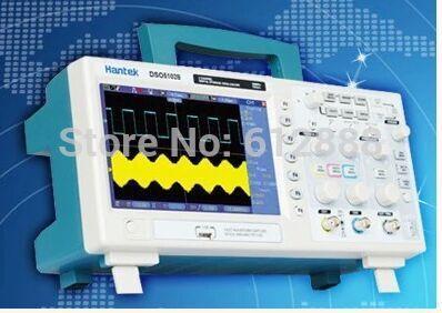 Wholesale-Free shipping Hantek DSO5202P Digital storage oscilloscope 200MHz 2Channels 1GSa/s 7'' TFT LCD