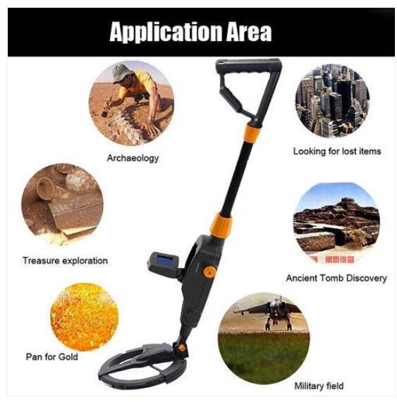 Sales!!! Wholesales Free shipping Metal Detector Beach Gold Digger Deep Search Sensitive Light Hunter LCD Diaplay