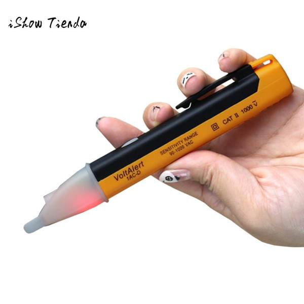 AC Electric Voltage Power Detector Sensor Tester Non-Contact Pen Stick 90~1000V Pen LED light New Drop shipping