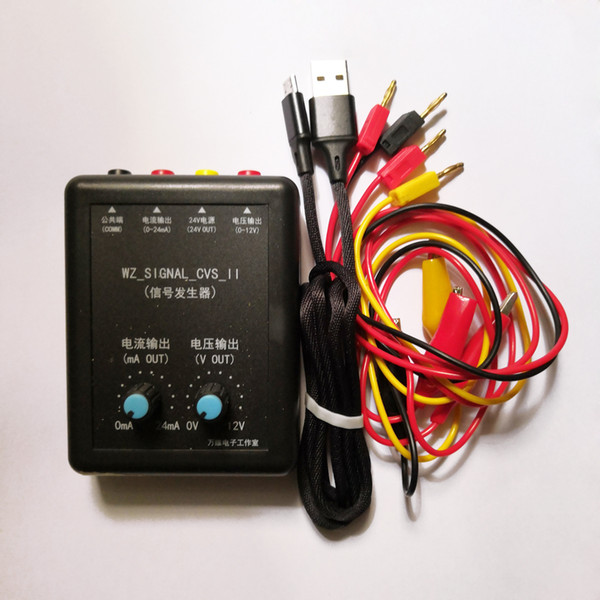 0-10V 4-20mA Signal Generator Simulator Calibrator Signal Source 4-20mA Loop Calibrator 24V Generator Portable Analog 0-20mA Simulator