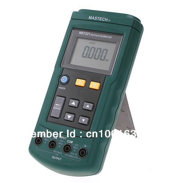 Wholesale-MASTECH MS7221 Voltage Current Calibrator 0~24mA DC Current Loop / 0~10V DC Voltage Tester